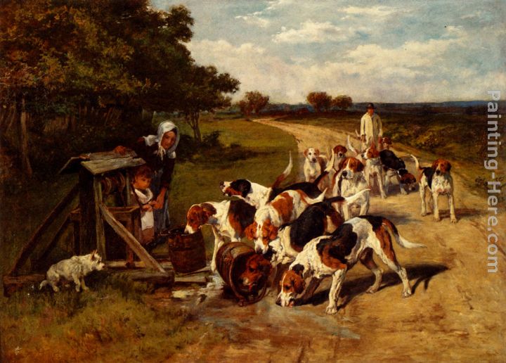 A Rough Journey Home painting - John Emms A Rough Journey Home art painting
